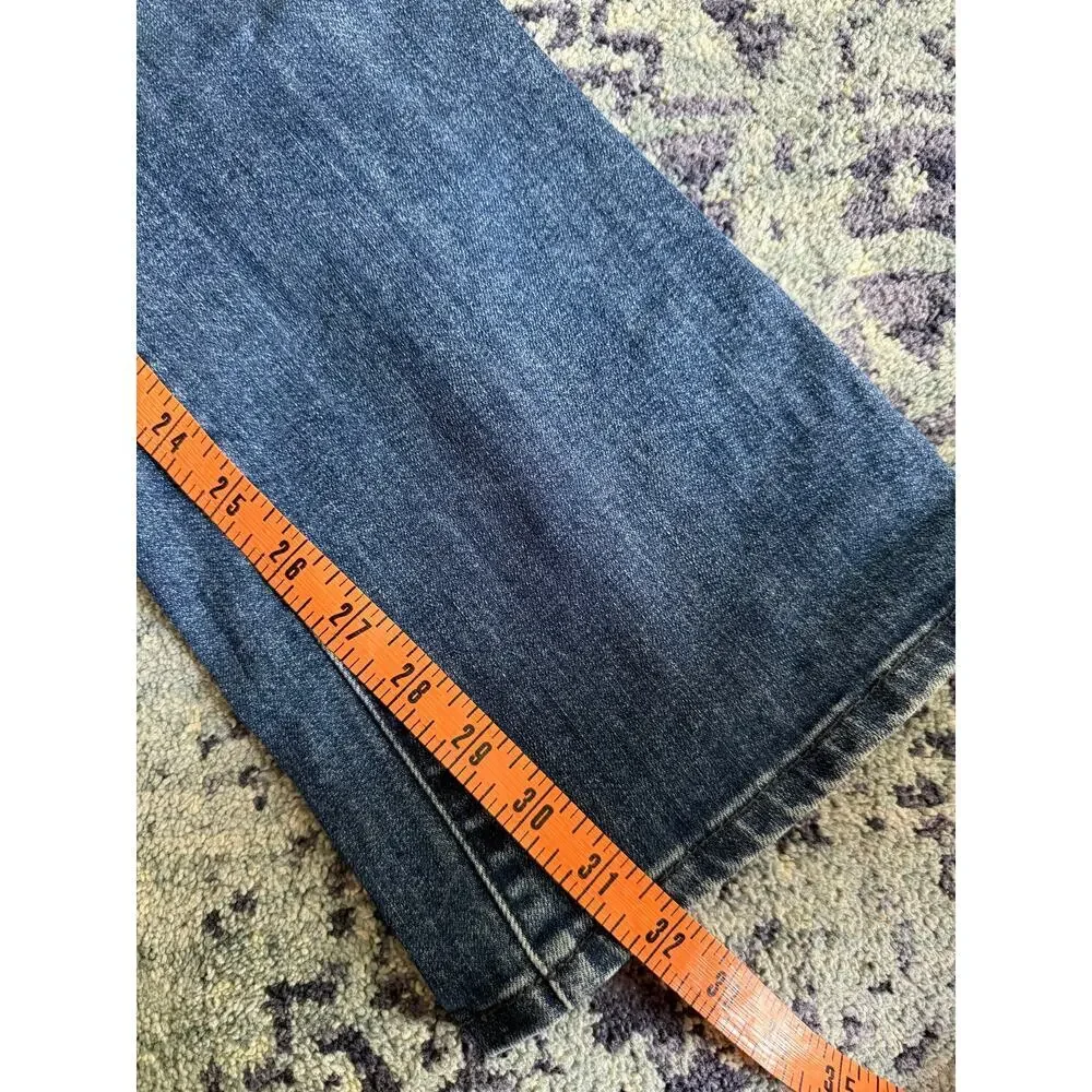 Kut From the Kloth Dark Wash Y2K Nicole Boot Cut Jeans Casual Distressed- Sz 6